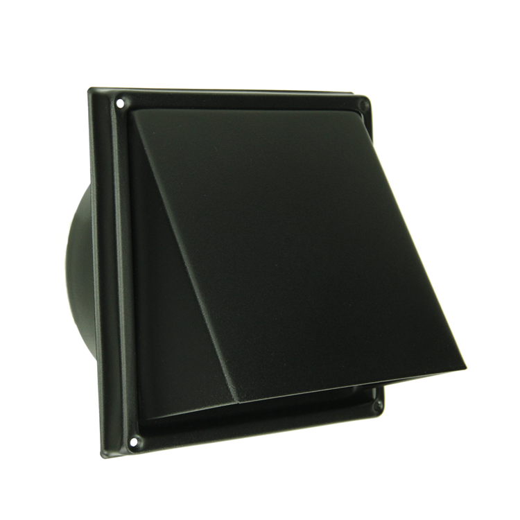 Afbeelding laden in galerijviewer, Renson 1066436 - zwart inox dampkaprooster type 641 ø100mm, opbouw | 2 stuks
