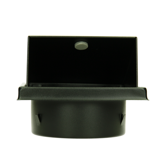 Renson 1066436 - zwart inox dampkaprooster type 641 ø100mm, opbouw | 2 stuks