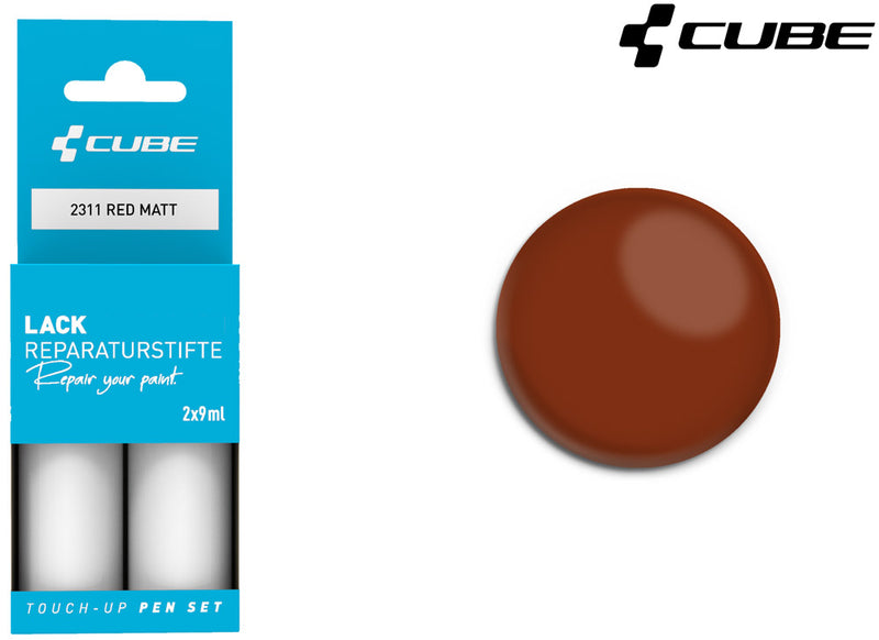 Load image into Gallery viewer, Cube touch-up pen set red matt
