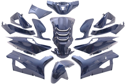 Edge plaatset 14-delig voor peugeot speedfight 4 - blauw metallic