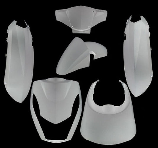 Edge plaatset 6-delig voor peugeot kisbee 2t 4t - wit