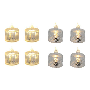 Svenska living mini theelicht transparant, 3.7x5cm, 2ass 2xag10. doos a 12 stuks