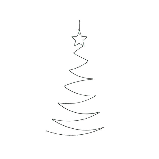 Svenska living led wanddeco kerstboom groen 100x60cm