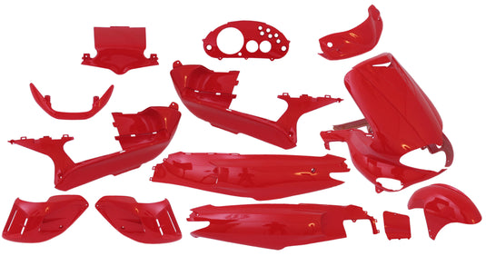 Edge plaatset 15-delig voor gilera runner tot bouwjaar 08-2005 - ferrari rood