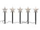 Svenska living tuinstekerset 5-delig led ster + timer