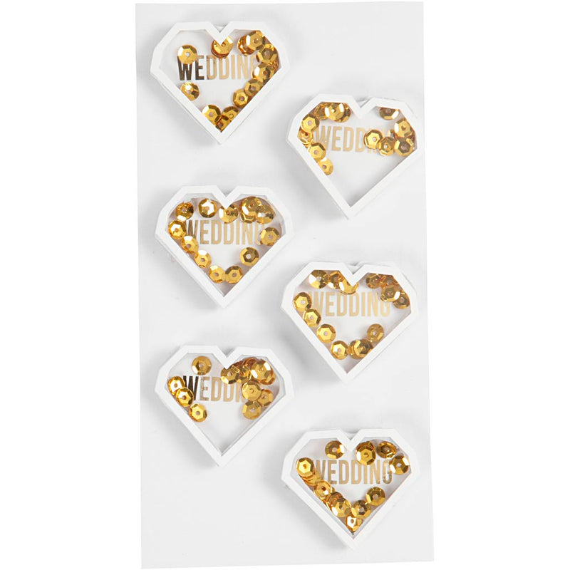 Load image into Gallery viewer, Https: www.cchobby.nl shaker-stickers-d-4-mm-l-32-mm-b-38-mm-wit-6-stuk-1-doos
