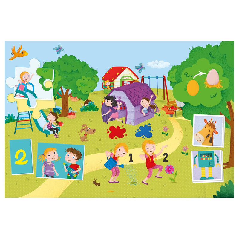Chargez l'image dans la visionneuse de la galerie, Clementoni spelend leren - 8 spelletjes in 1 - educatief speelgoed - kleuter speelgoed - 3-5 jaar
