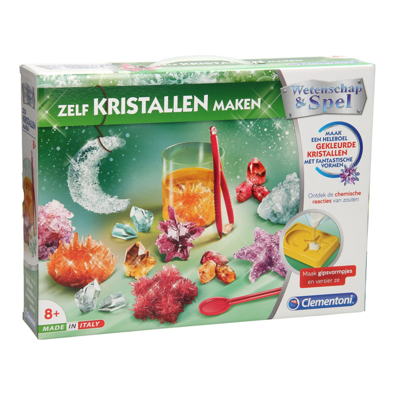 Afbeelding laden in galerijviewer, Clementoni wetenschap spel - zelf kristallen maken - experimenteerdoos - educatief speelgoed 8+ jaar
