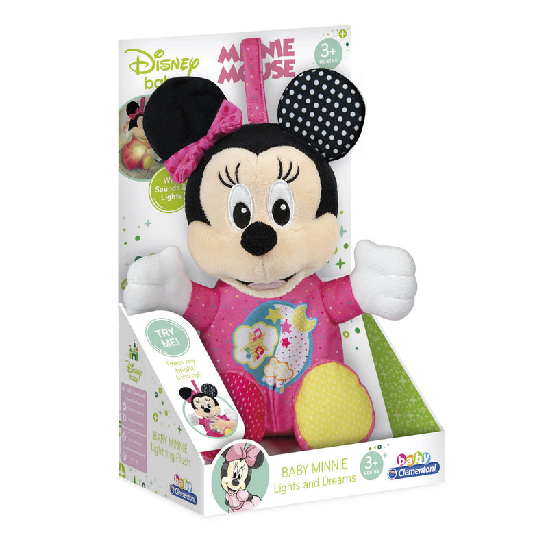 Load image into Gallery viewer, Clementoni Minnie Mouse Knuffel met Muziek en Licht
