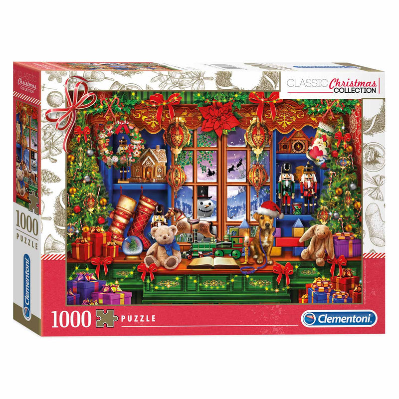 Load image into Gallery viewer, Clementoni Puzzel Kerst Speelgoedwinkel, 1000st.
