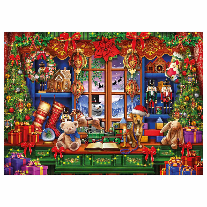 Load image into Gallery viewer, Clementoni Puzzel Kerst Speelgoedwinkel, 1000st.

