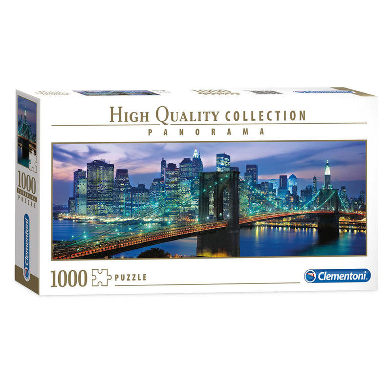 Load image into Gallery viewer, Clementoni panorama puzzel new york brooklyn bridge, 1000st.
