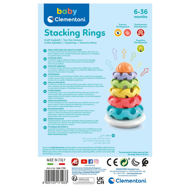 Load image into Gallery viewer, Clementoni Baby Stapelringen
