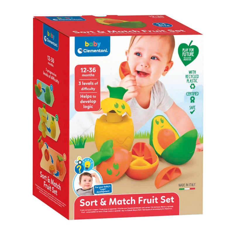 Load image into Gallery viewer, Clementoni Baby Logic Fruit Set

