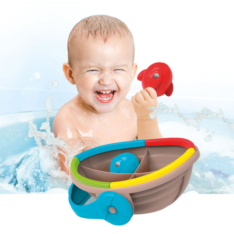 Load image into Gallery viewer, Clementoni Baby Regenboog Visspel
