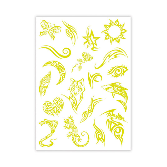 Clementoni crazy chic - urban tattoos glow in the dark