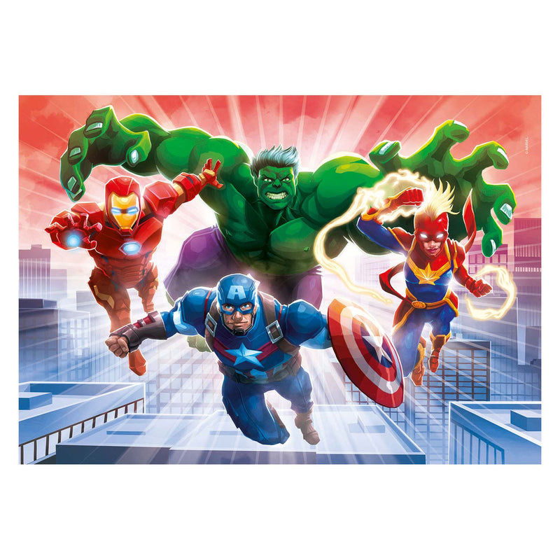 Load image into Gallery viewer, Clementoni Glow in the Dark Puzzel Avengers, 104st.
