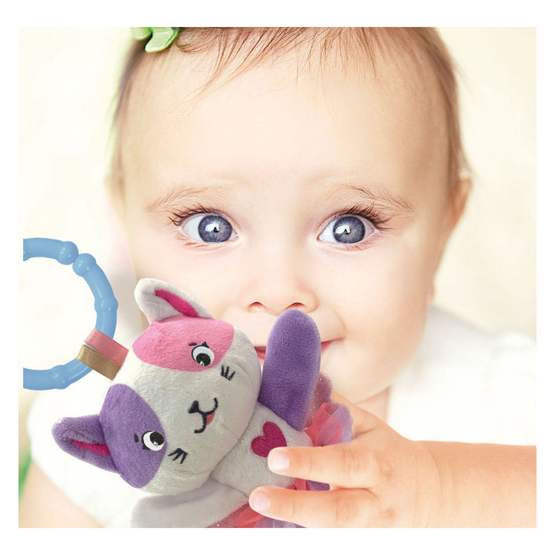 Load image into Gallery viewer, Clementoni Baby Pluchen Rammelaar Kat
