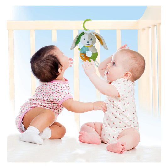 Clementoni baby - pluchen rammelaar konijn