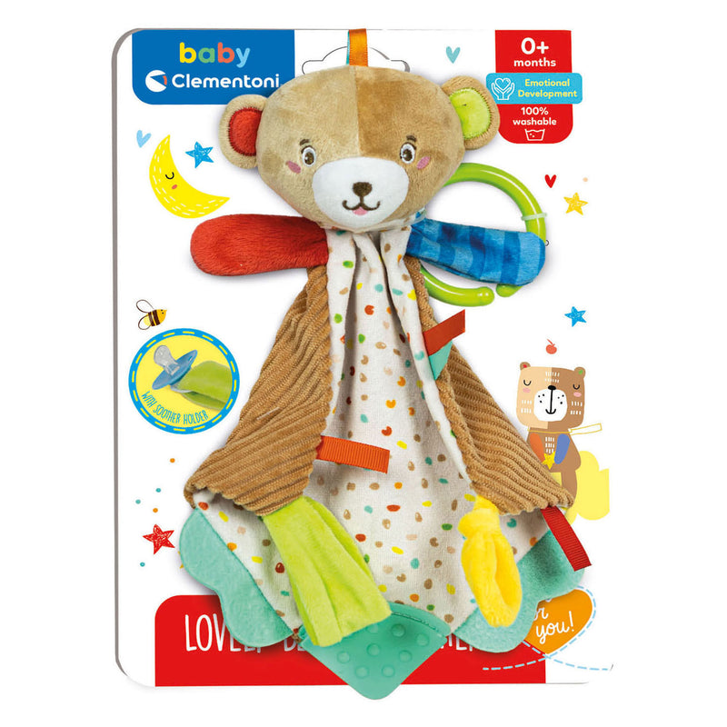 Load image into Gallery viewer, Clementoni Baby Pluchen Rammelaar Beer
