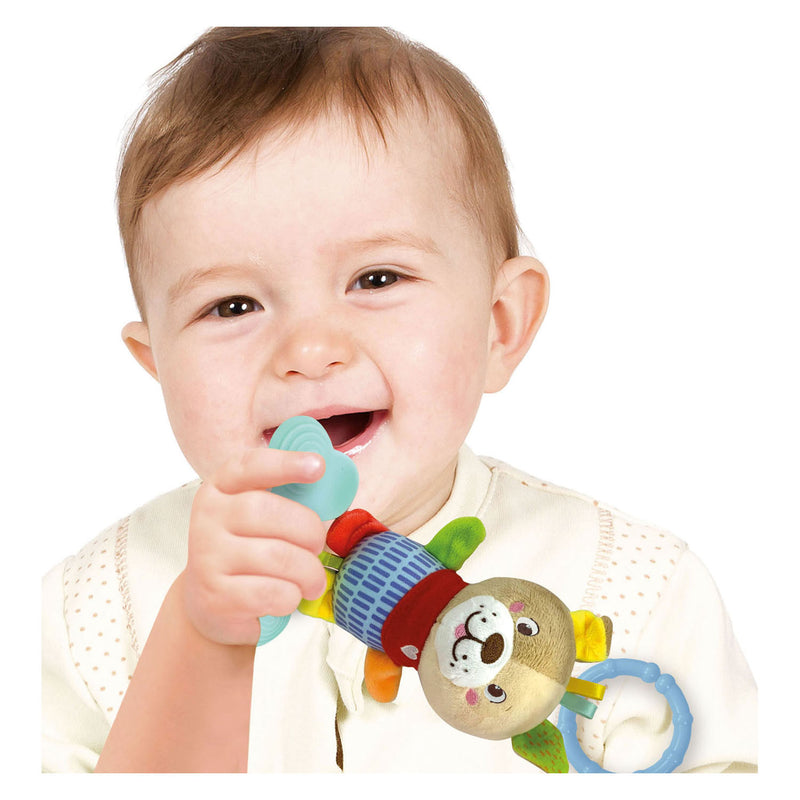 Load image into Gallery viewer, Clementoni baby - pluchen rammelaar hond
