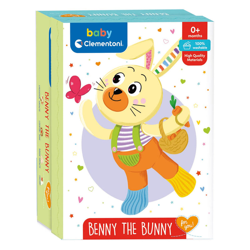 Load image into Gallery viewer, Clementoni Baby Pluchen Knuffel Benny het Konijn
