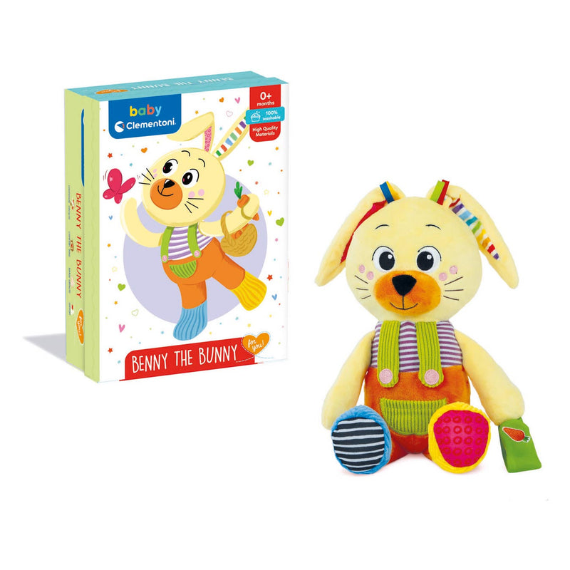 Load image into Gallery viewer, Clementoni Baby Pluchen Knuffel Benny het Konijn

