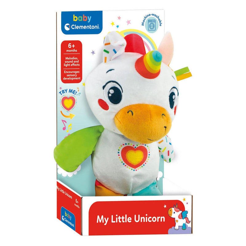 Load image into Gallery viewer, Clementoni Baby Pluchen Knuffel Eenhoorn
