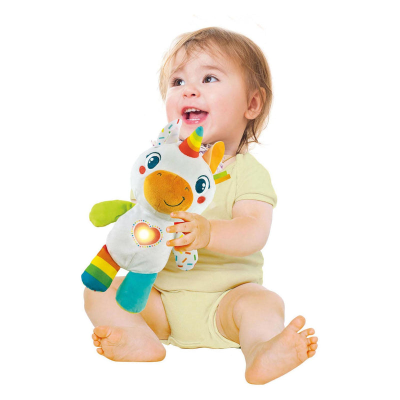 Load image into Gallery viewer, Clementoni Baby Pluchen Knuffel Eenhoorn
