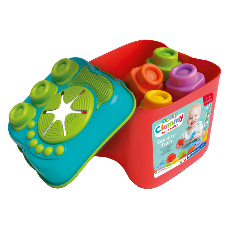 Afbeelding laden in galerijviewer, Clementoni baby clemmy - sensory emmer met blokken
