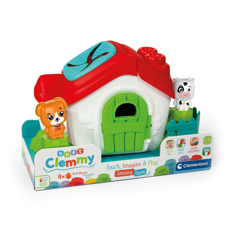 Load image into Gallery viewer, Clementoni Baby Clemmy Sensory Boerderij met Blokken
