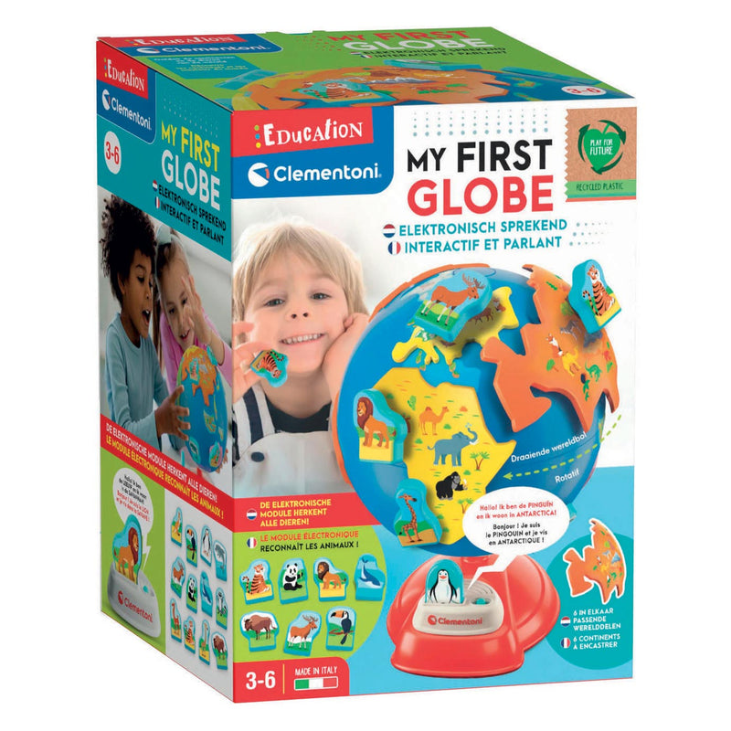 Load image into Gallery viewer, Clementoni Education Mijn Eerste Wereldbol Leerspel
