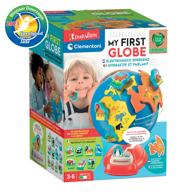 Load image into Gallery viewer, Clementoni Education Mijn Eerste Wereldbol Leerspel
