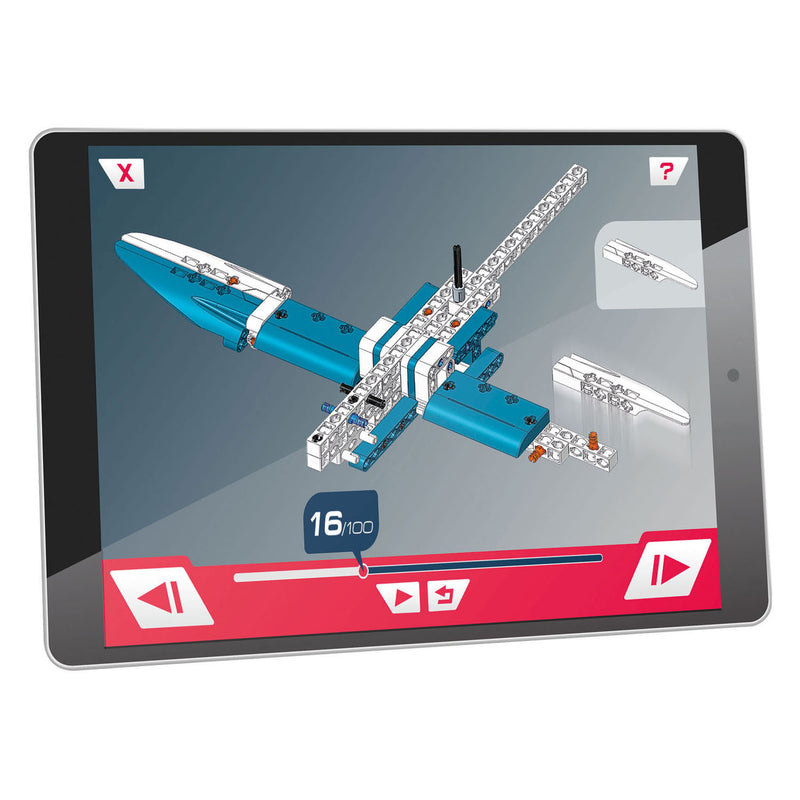 Laden Sie das Bild in Galerie -Viewer, Clementoni wetenschap spel mechanica - vliegtuigen en helikopters - constructie speelgoed - vanaf 8 jaar
