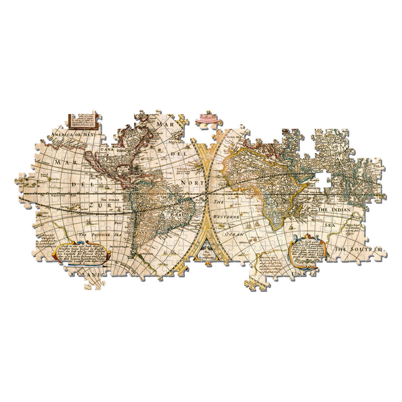 Load image into Gallery viewer, Clementoni puzzel antieke wereldkaart, 3000st.
