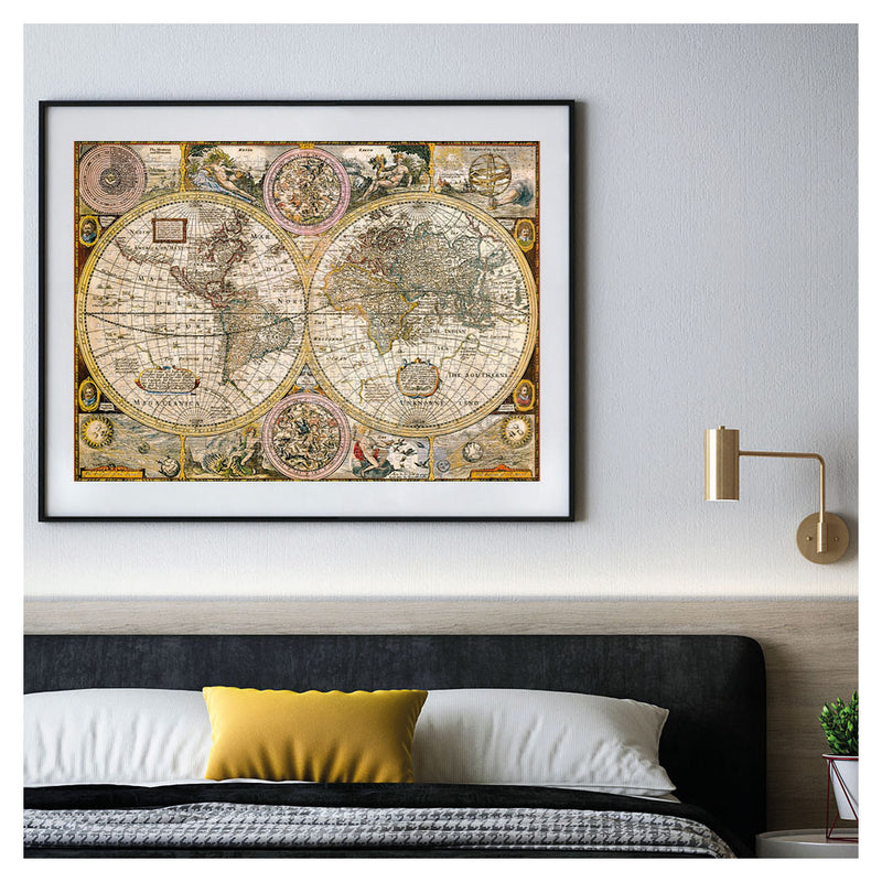 Load image into Gallery viewer, Clementoni puzzel antieke wereldkaart, 3000st.
