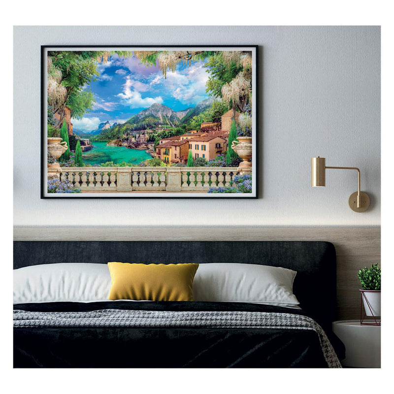 Load image into Gallery viewer, Clementoni puzzel terrace on lake, 3000st.
