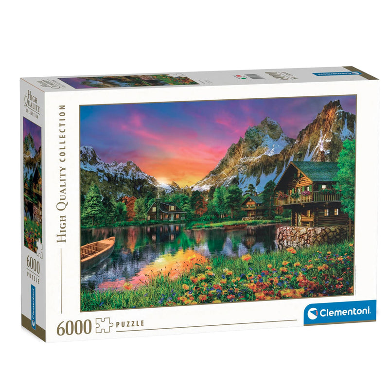 Load image into Gallery viewer, Clementoni puzzel alpine lake, 6000st.
