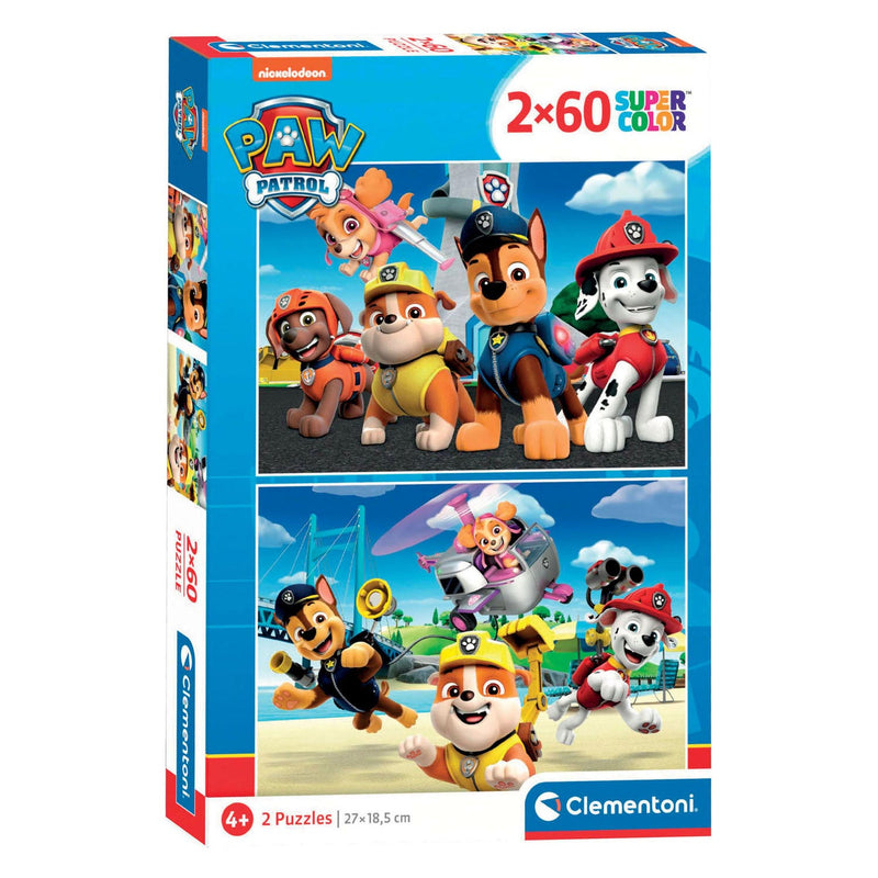 Load image into Gallery viewer, Clementoni legpuzzel paw patrol, 2x60st.
