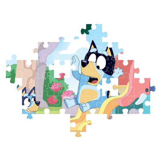 Clementoni legpuzzel bluey op de glijbaan, 104st.