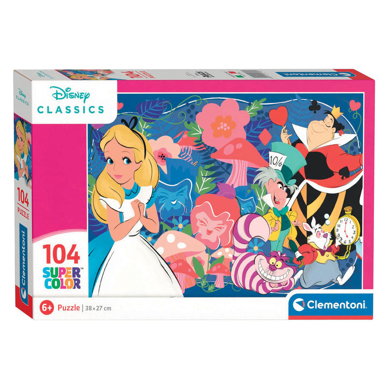 Load image into Gallery viewer, Clementoni Legpuzzel Disney - Alice in Wonderland, 104st.

