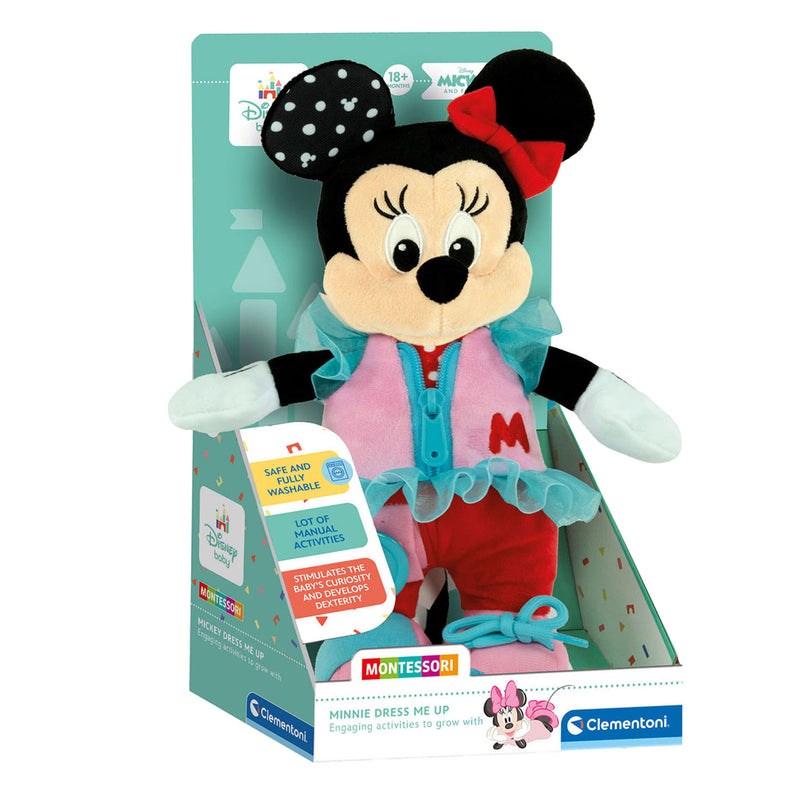 Load image into Gallery viewer, Clementoni Baby Disney Minnie Mouse Knuffel
