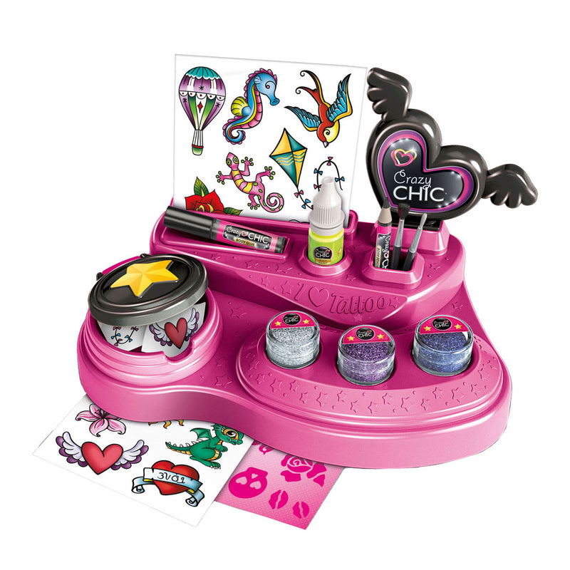 Load image into Gallery viewer, Clementoni Crazy Chic Crazy Tattoo Studio
