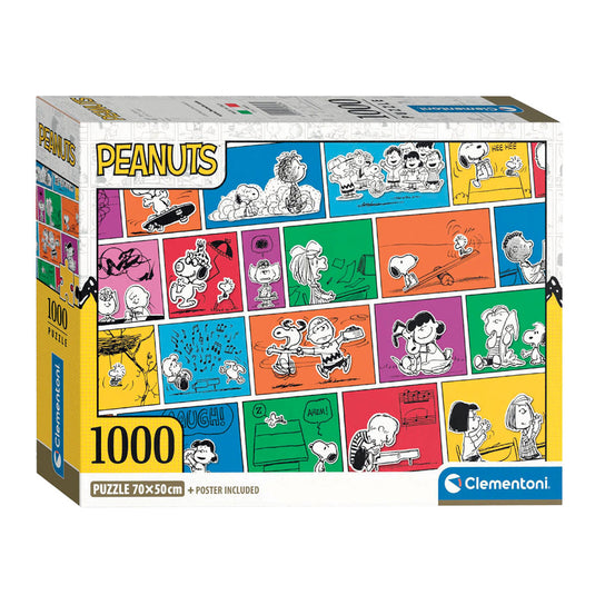 Clementoni legpuzzel peanuts snoopy, 1000st.