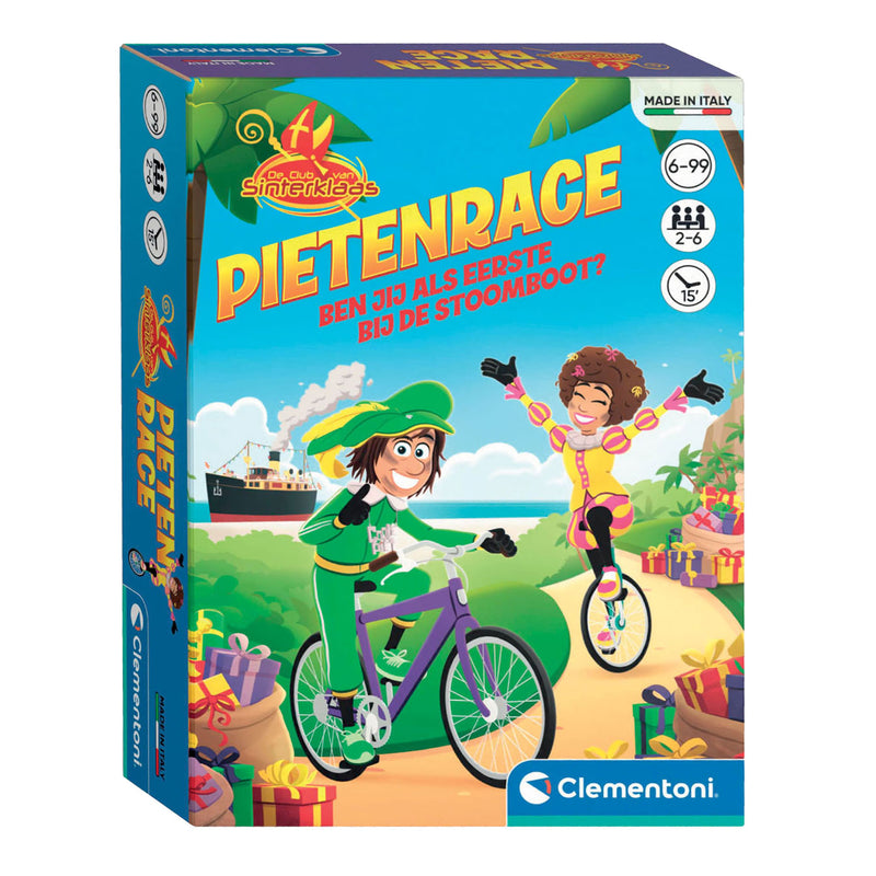 Afbeelding laden in galerijviewer, Clementoni club van sinterklaas pietenrace bordspel
