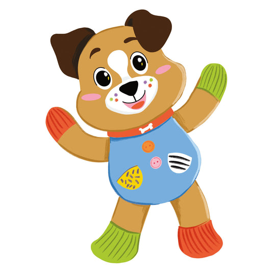 Clementoni baby mijn eerste dierenknuffel - hond