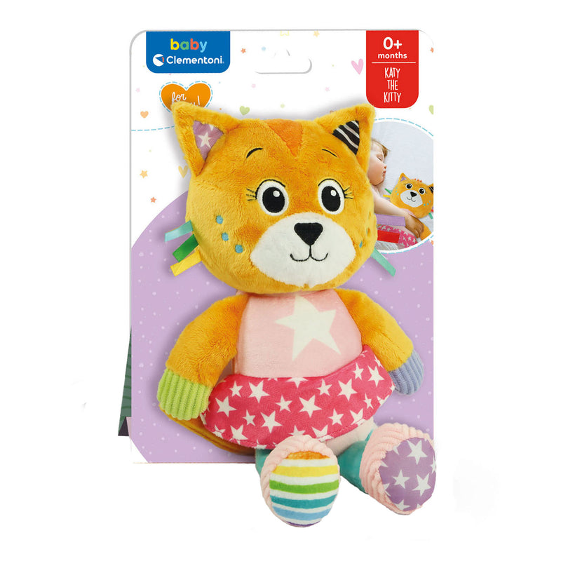 Afbeelding laden in galerijviewer, Clementoni baby mijn eerste dierenknuffel - kat
