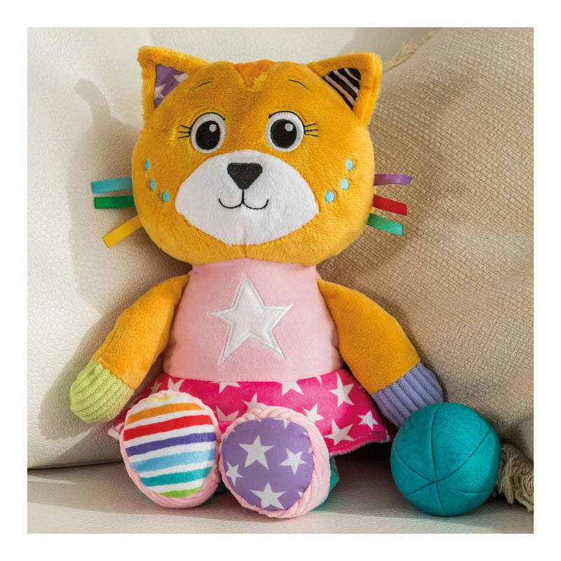 Afbeelding laden in galerijviewer, Clementoni baby mijn eerste dierenknuffel - kat
