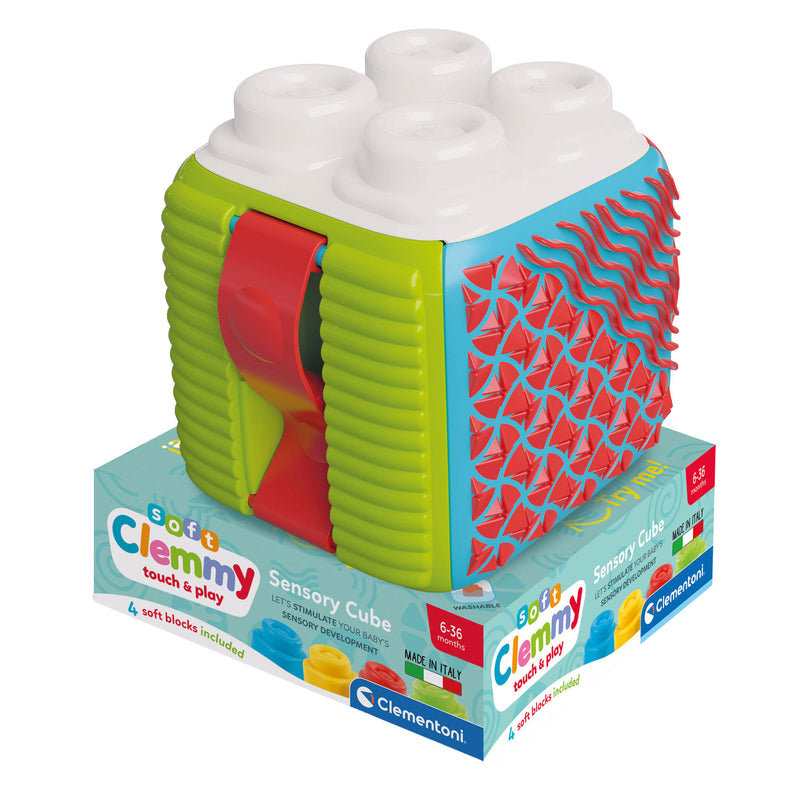 Load image into Gallery viewer, Clementoni baby soft clemmy sensorische kubus
