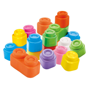 Clementoni baby soft clemmy blokken met opbergtas - 20dlg.